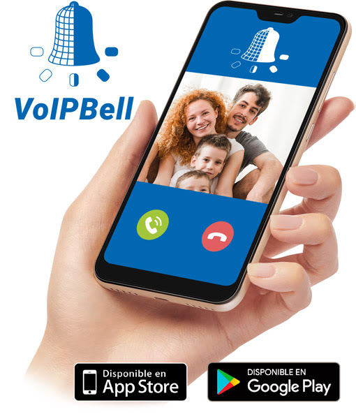 Línea de porteros ip compact con voipbell app